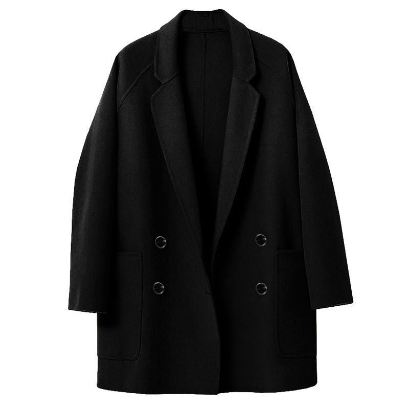 Reversible Cashmere Woolen Coat