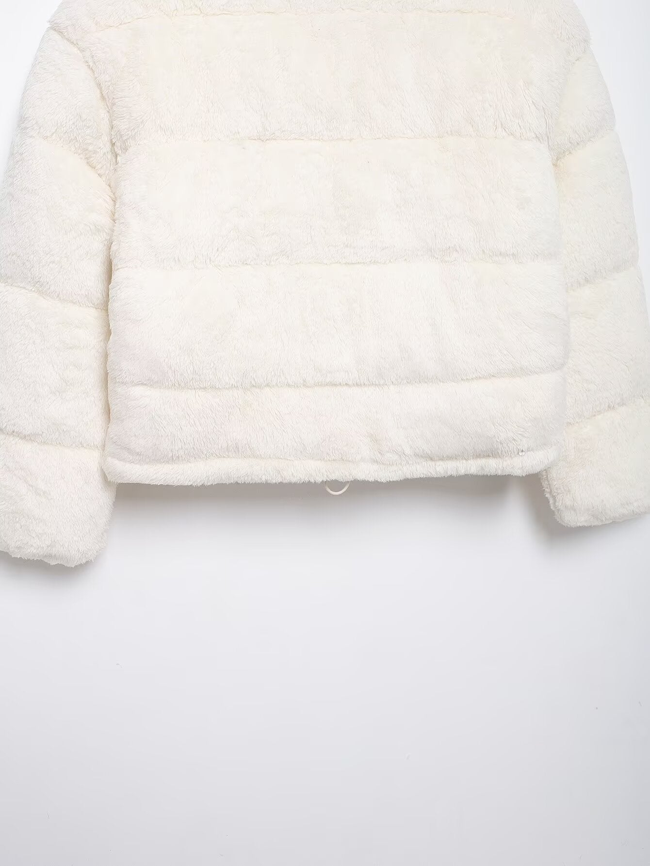 Stand-Collar Long-Sleeve Zipped Padded Jacket