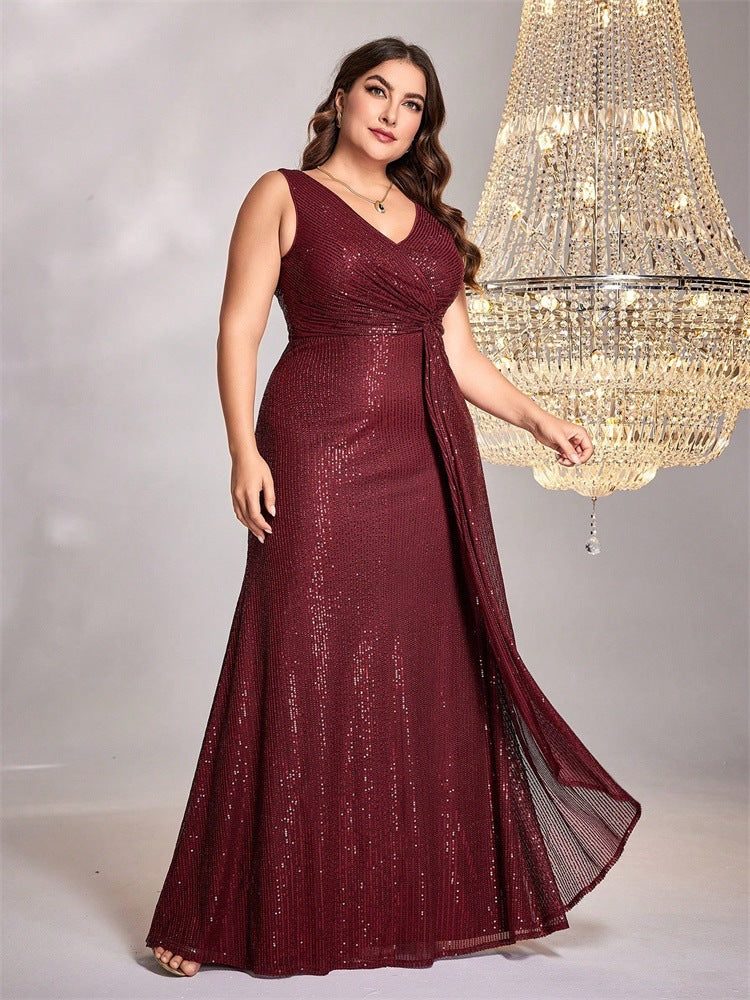 Special Occasion Formal Ball Gown Burgundy
