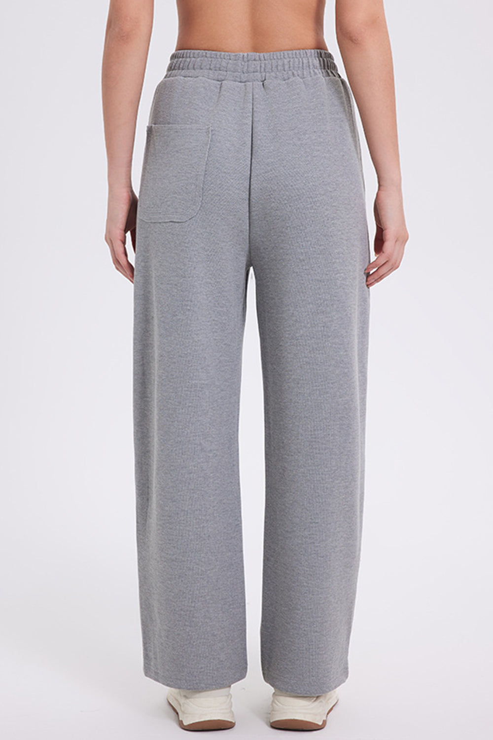 Blue Zone Planet | Basic Bae Elastic Waist Straight Leg Pants With Pockets
