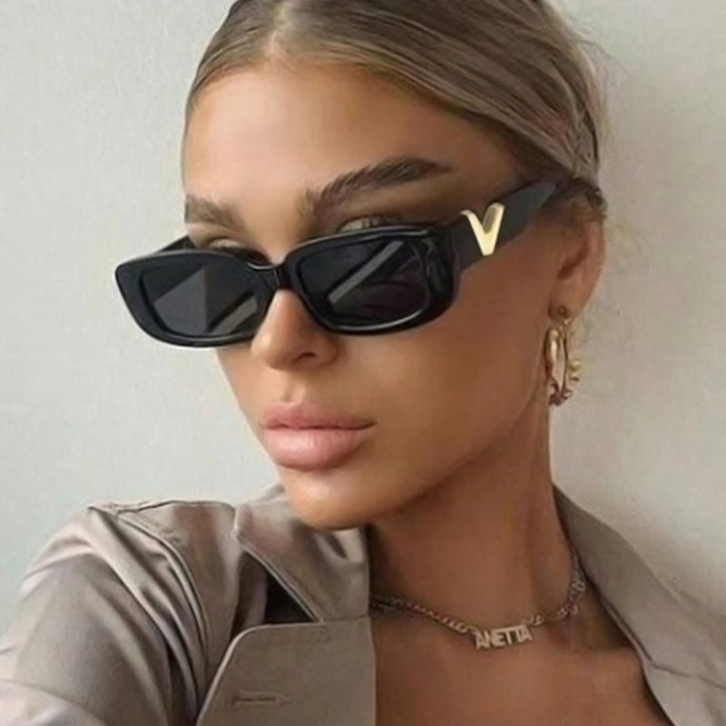 Casual Daily Solid Patchwork Sunglasses