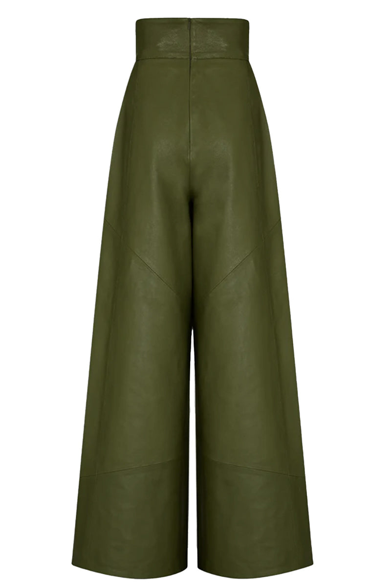 Tägliche Tasche Patchwork Lose Hohe Taille Weites Bein Patchwork Hosen