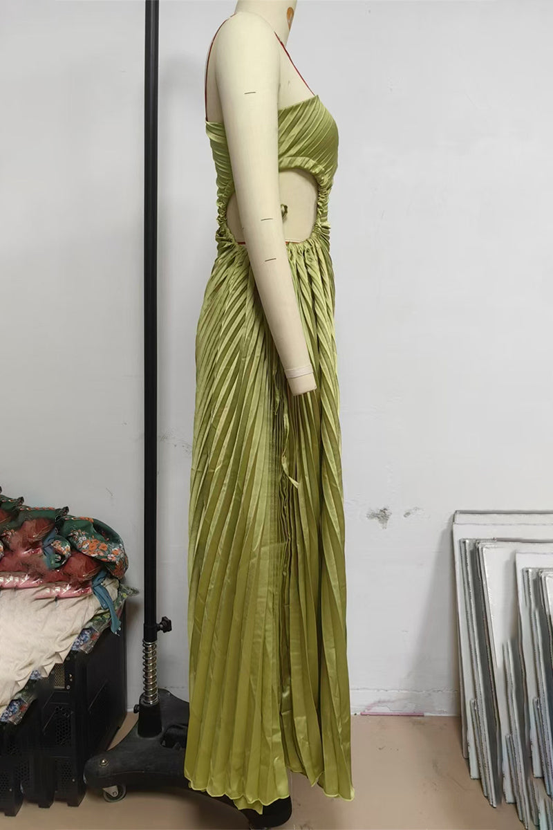 Sexy Plissee-Kleider mit Kordelzug, abfallenden Schultern (4 Farben)
