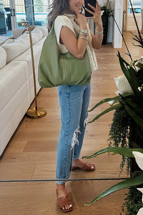 Turtleneck Cable Knit Sweater Vest