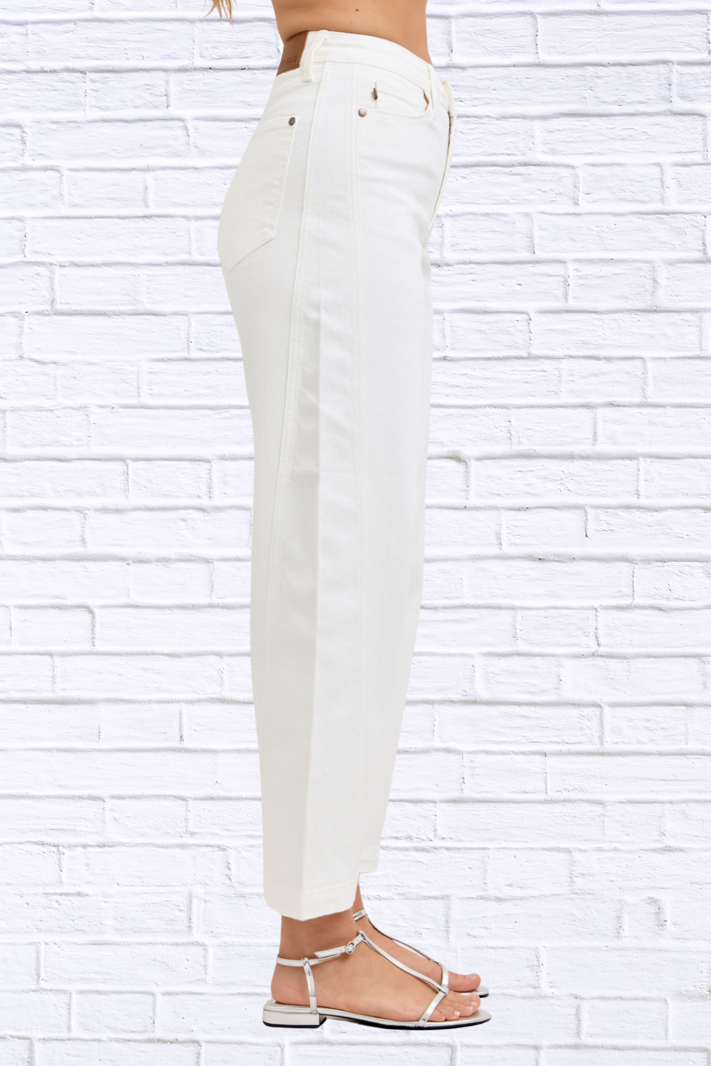 Judy Blue High-Waisted Rigid Magic Panel Barrel Jeans