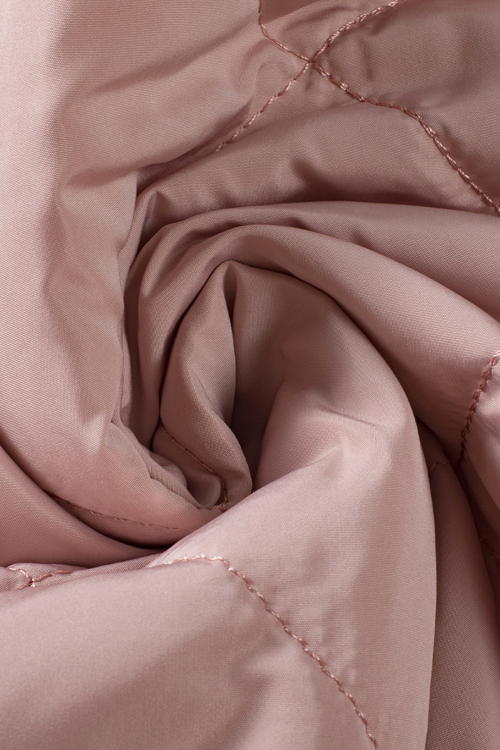 Quilted Sherpa-Lined Vest Coat