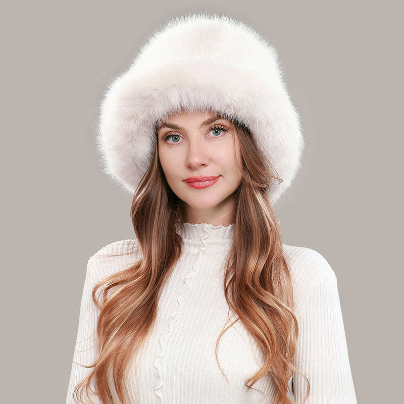Aurielle Faux Fur Winter Bucket Hat