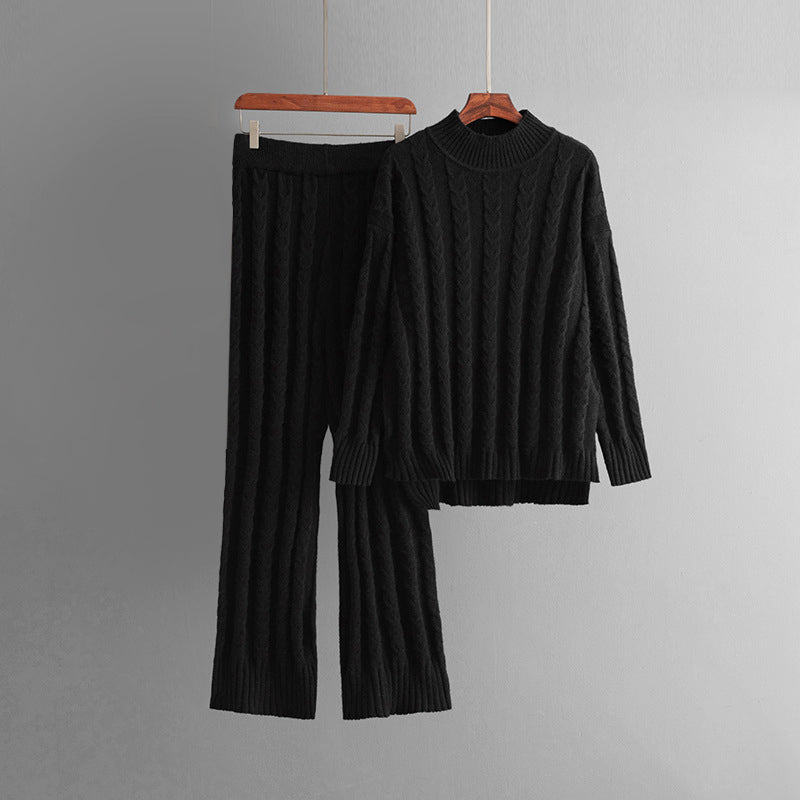 Geripptes Strickset von Elise Leroy