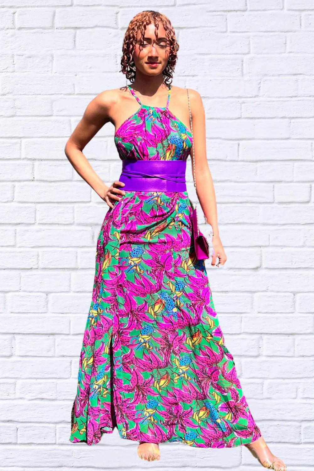 Sibella Maxi Chiffon Dress: Elegance in Every Step