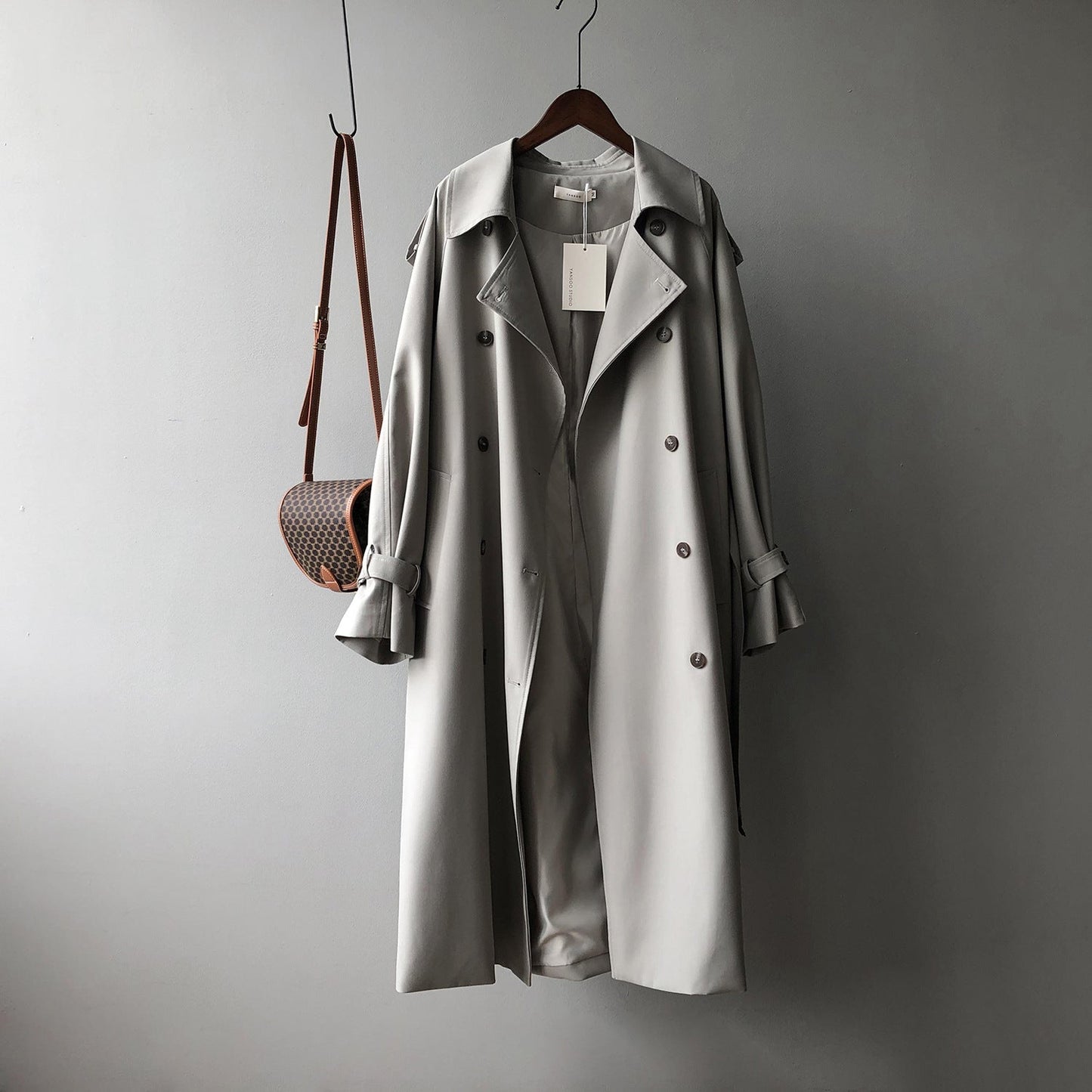 Elegant Loose-Fit Trench Coat