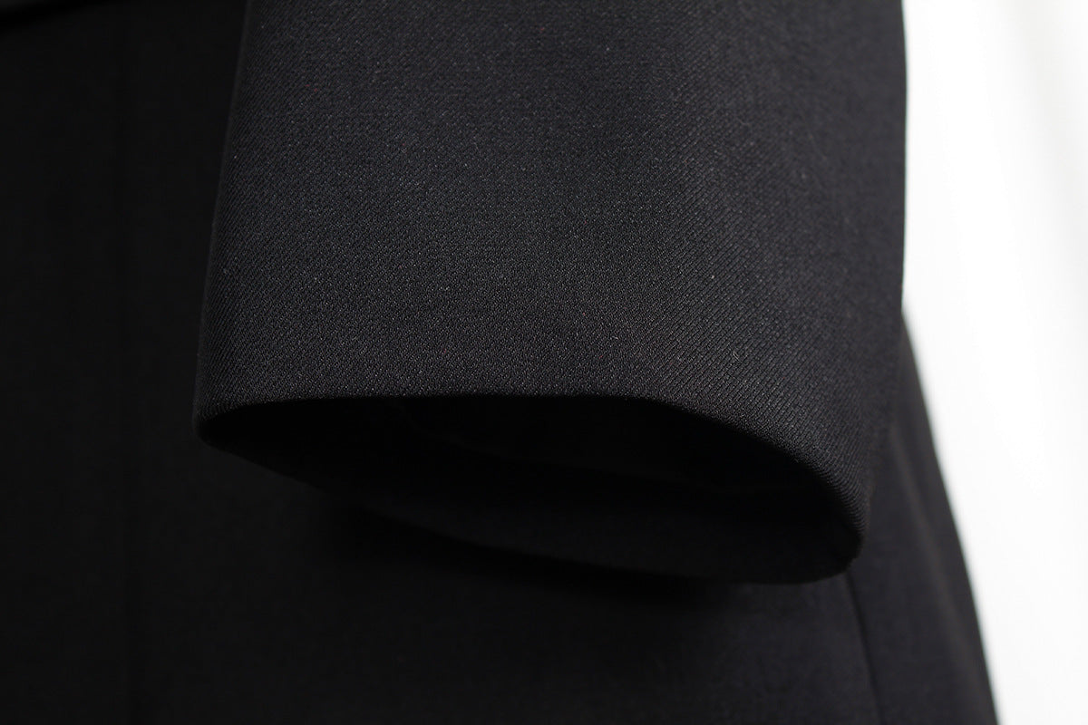 Backless Diamond Chain Blazer