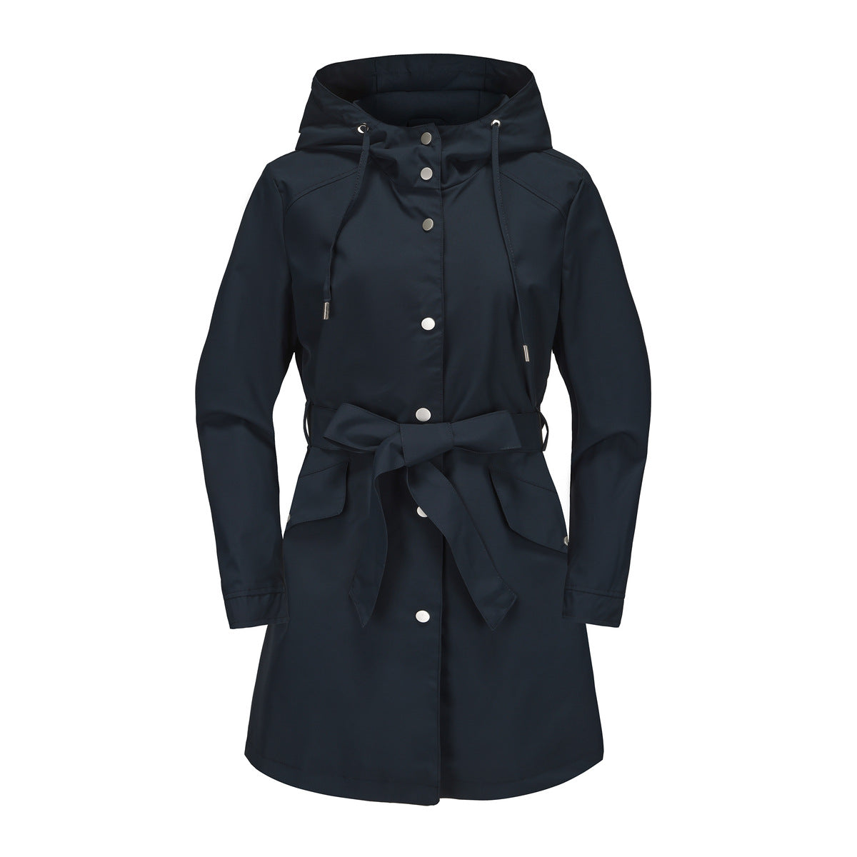 Hooded Waterproof Loose Trench Coat