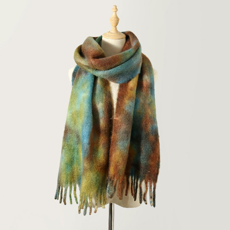 Châle Whisper à l'aquarelle