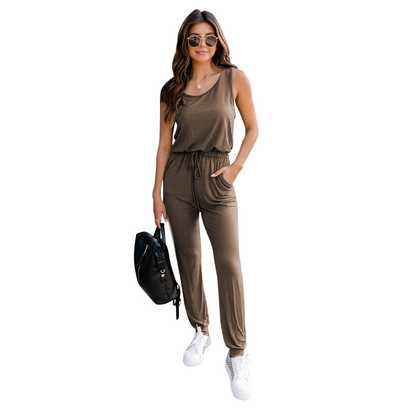 Linda's Casual Loose Jumpsuit