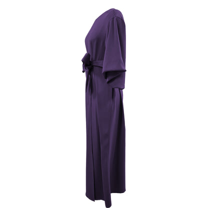 Robe élégante à manches ballon