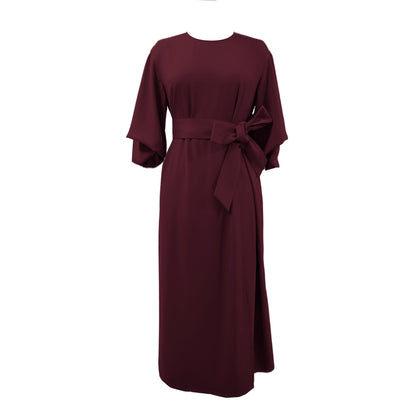 Robe élégante à manches ballon