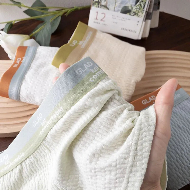 4er-Pack Boxershorts aus Bubble-Baumwolle und Stretch für Herren