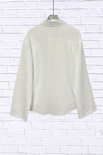 Collared Neck Long Sleeve Shirt