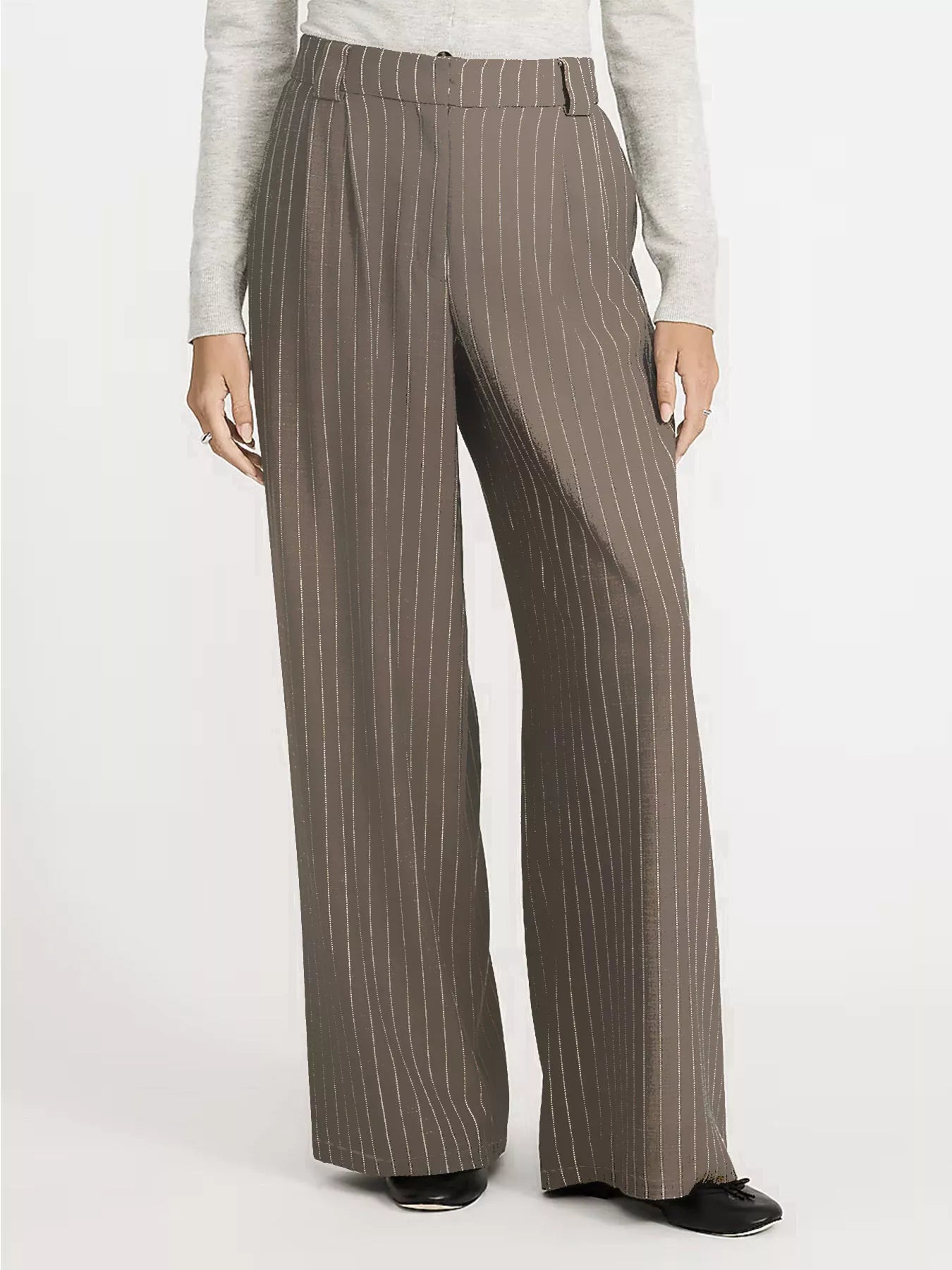 Striped Wide Leg Pants