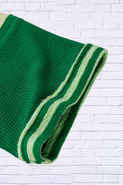 Striped Textured Half Sleeve T-Shirt