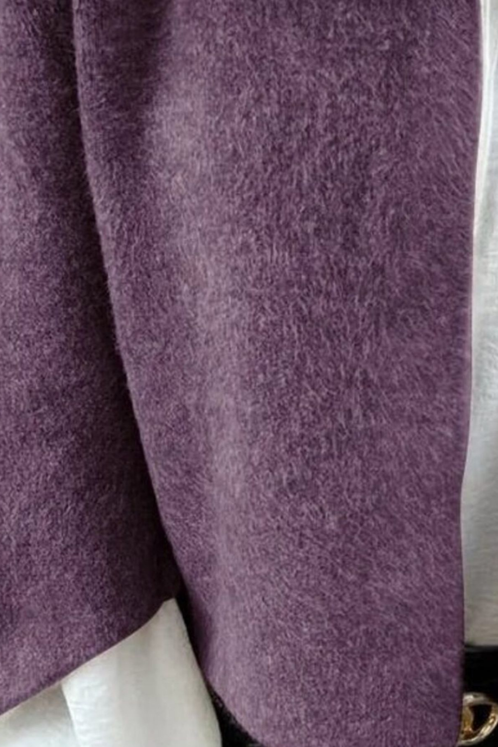 Full Size Solid Color Long Sleeve Outerwear Plus Size