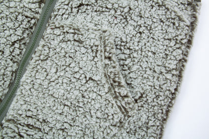 Bubble Velvet Long Sleeve Vest Jacket