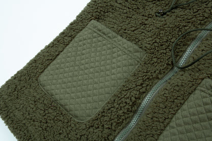 Bubble Velvet Sleeveless Vest