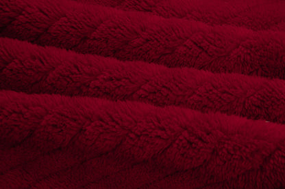 Striped Plush Casual Jacket