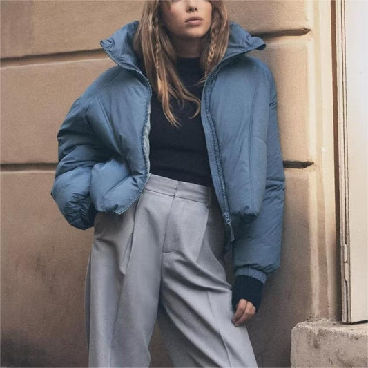 Cotton Padded Loose Coat Jacket