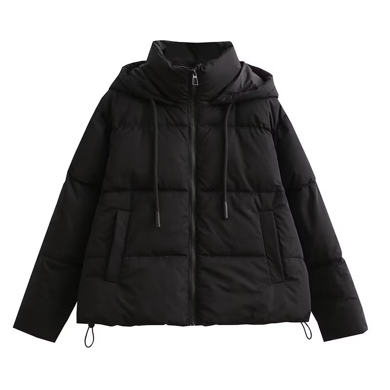 Hooded Short Down Cotton Jacket