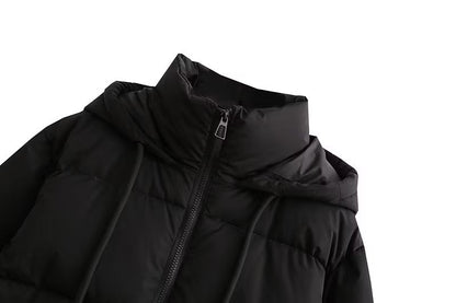 Hooded Short Down Cotton Jacket