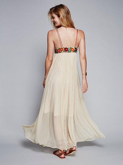 Kaia Casual A Line Maxi Kaftan Dress