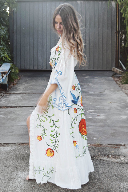 Lia Vintage Boho Maxi Kaftan