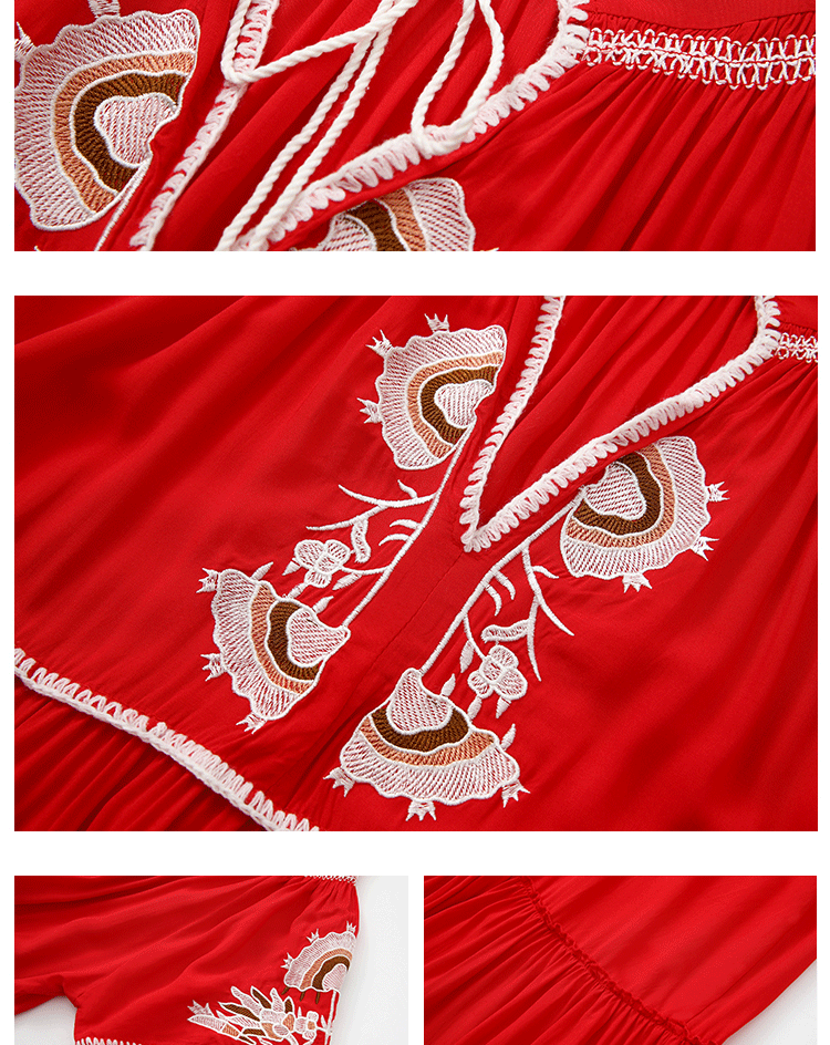 Tracy Embroidered Lace Kaftan