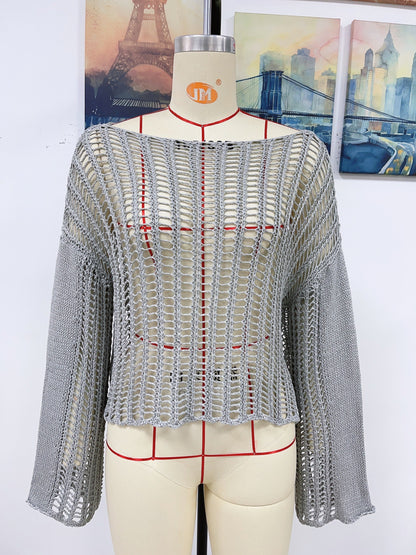 Hand Crochet Off Shoulder Top