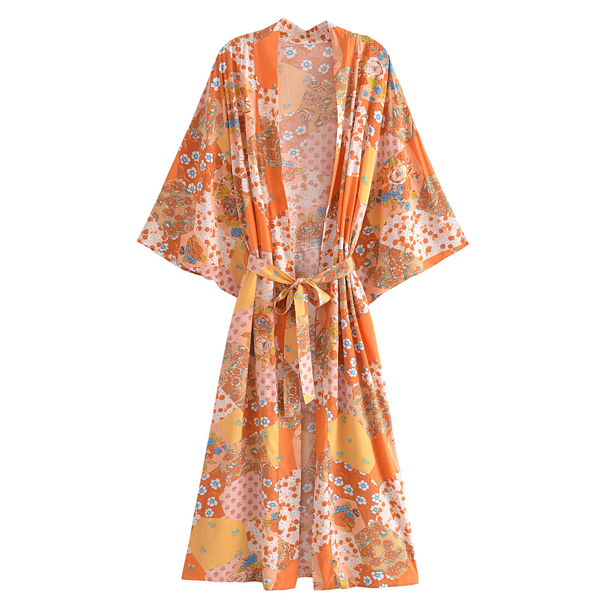 Barcelona Lace up Kimono Robe