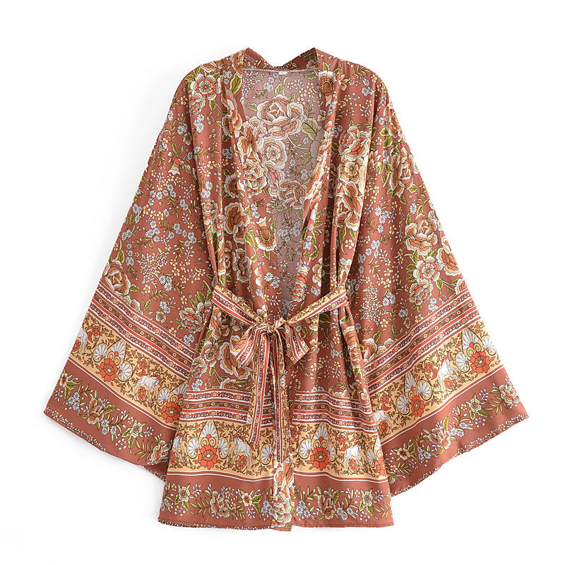 Trisha Printed Kimono Tunic