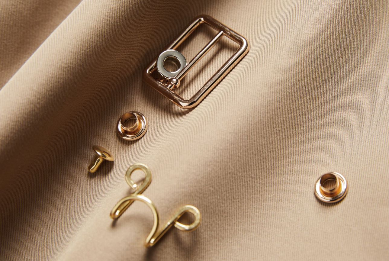 Khaki Slim Fit Trench Coat