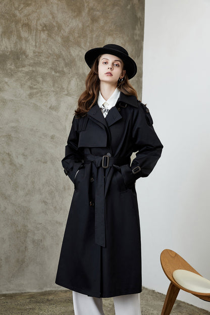 Overknee Slimming Trench Coat