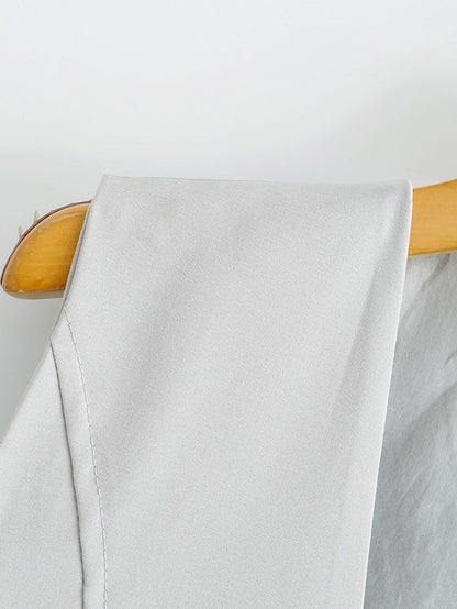 Solid Color Slim Fit Strap Vest