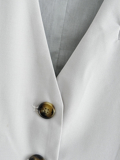 Solid Color Slim Fit Strap Vest