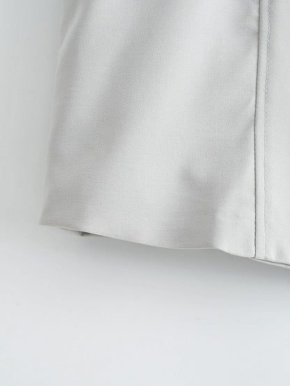 Solid Color Slim Fit Strap Vest