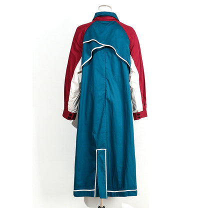 Color Matching Loose Trench Coat