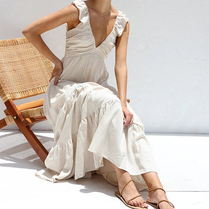 Vacation Style Seaside Muse Maxi Dress