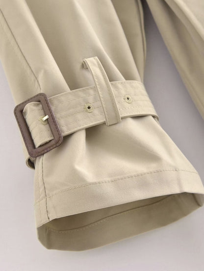 Double Breasted Loose Long Trench Coat