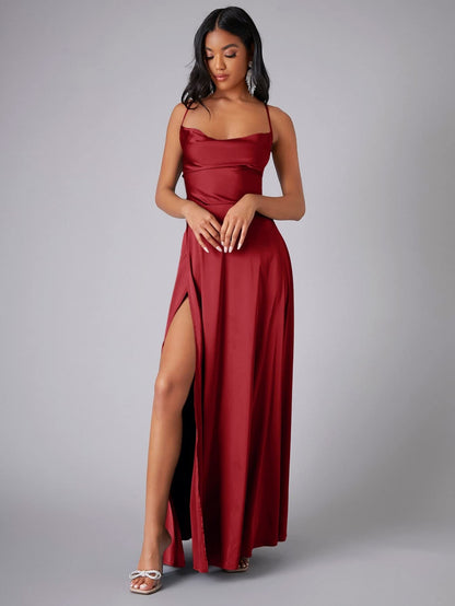 Solid Sexy Special Occasion Dress