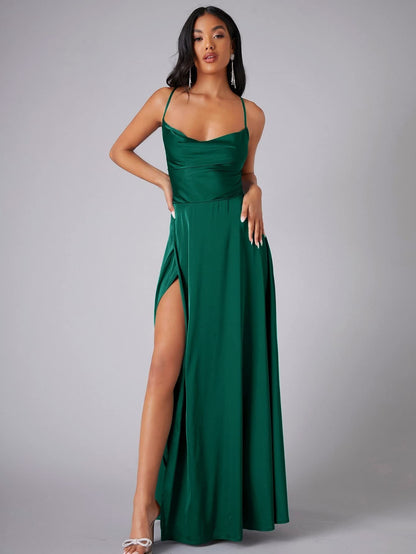 Solid Sexy Special Occasion Dress