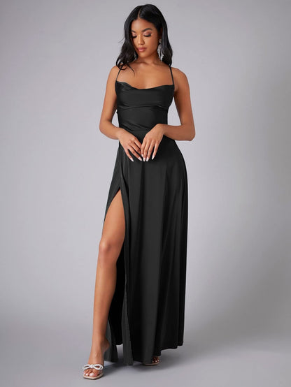 Solid Sexy Special Occasion Dress
