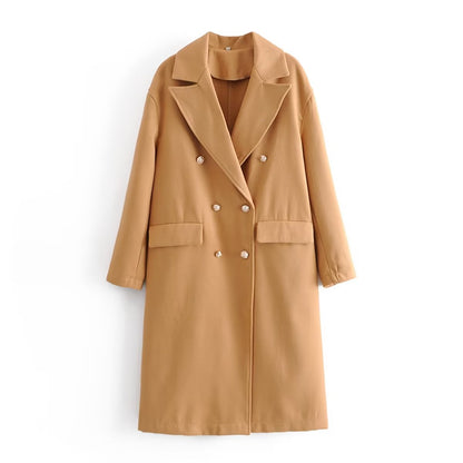 Street Long Overcoat Trench Coat