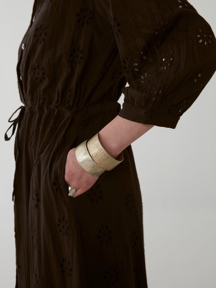 Carol Sexy Embroidered Kaftan Dress